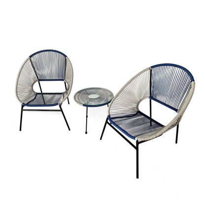 TK Classics Outdoor 3 Piece Outdoor Conversation Set