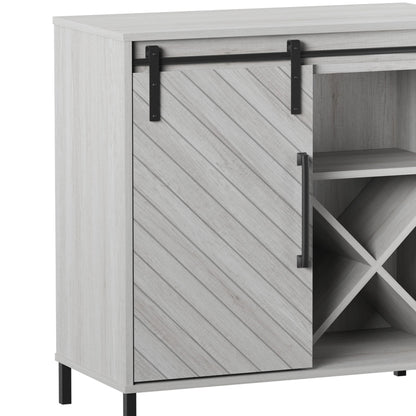 Accent Cabinet with Sliding Door and Wine Storage