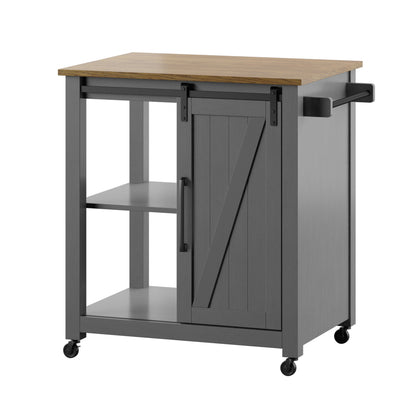 Barndoor Kitchen Cart