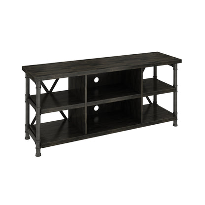 Irondale Open Architecture TV Stand for TVs up to 60 inches, Autumn Driftwood