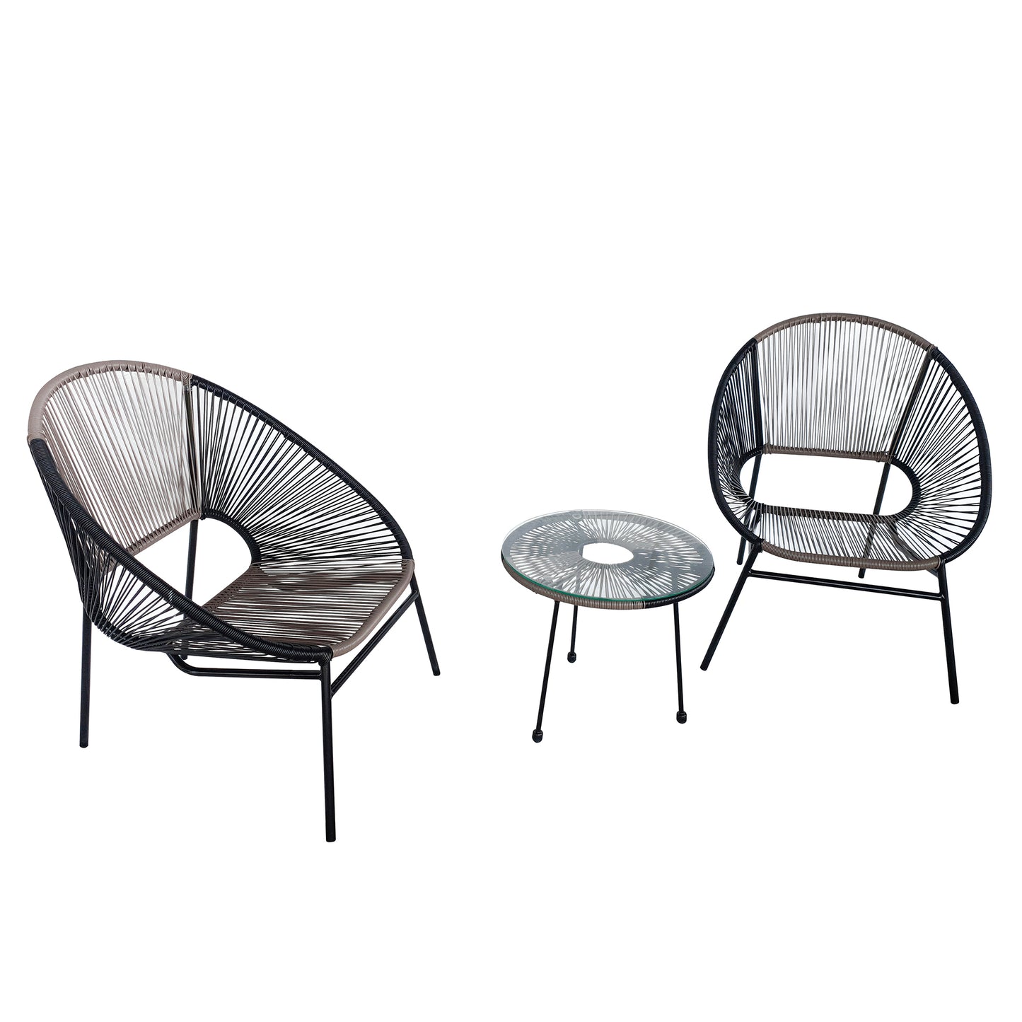 TK Classics Outdoor 3 Piece Outdoor Conversation Set