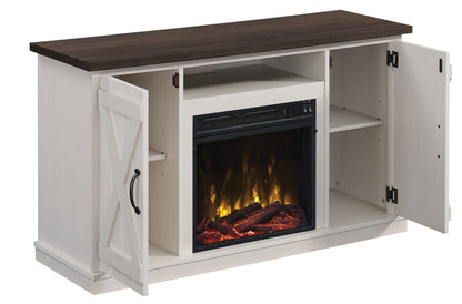 Cottonwood TV Stand for TVs up to 55" with Electric Fireplace