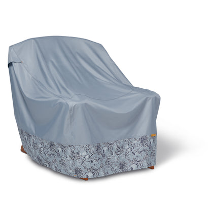 Vera Bradley by Classic Accessories Water-Resistant Adirondack Patio Chair Cover, 32 x 34 x 32 Inch, Rain Forest Toile Gray