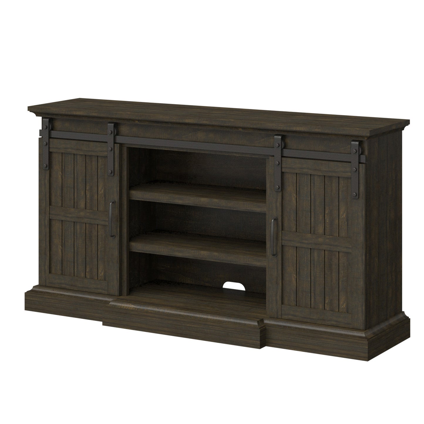 Sliding Barn Door TV Stand for TVs up to 70”