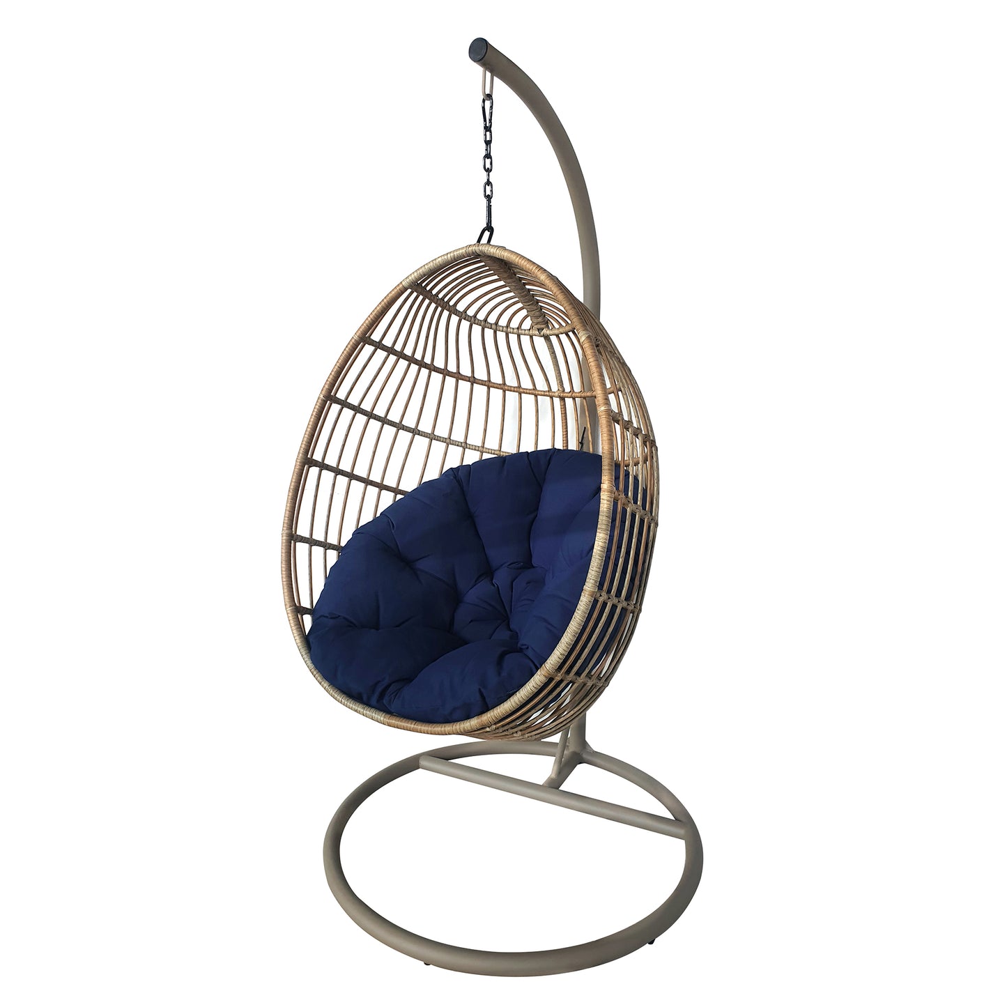 TK Classics Swing Egg Chair Hammock with Cushion and Stand