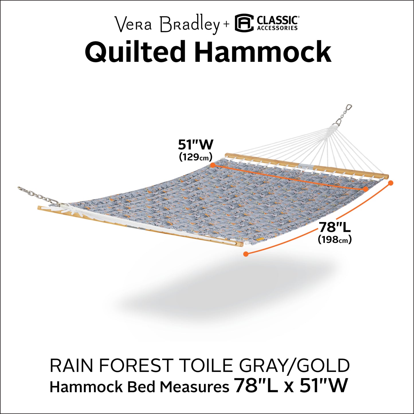 Vera Bradley by Classic Accessories Water-Resistant Hammock