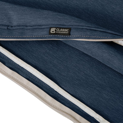 Classic Accessories Montlake FadeSafe Weatherproof Outdoor Chair Cushion, Set of 2