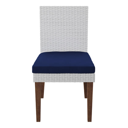 TK Classics Outdoor Dining Chairs with Cushions, Set of 2