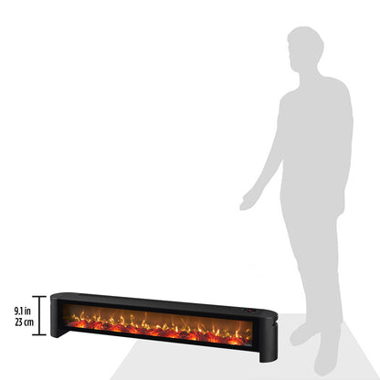 duraflame® Electric Fireplace Baseboard Heater, Black