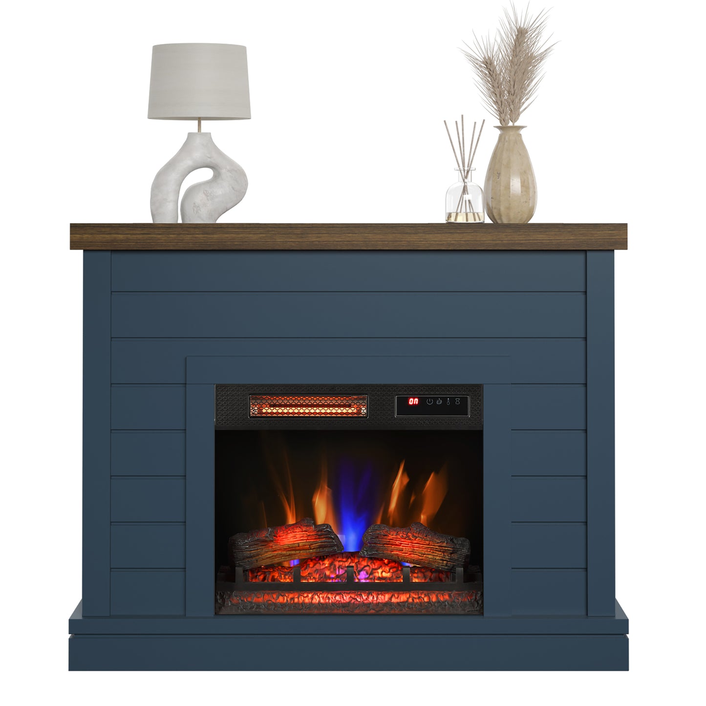 duraflame® Shiplap Wall Mantel Electric Fireplace
