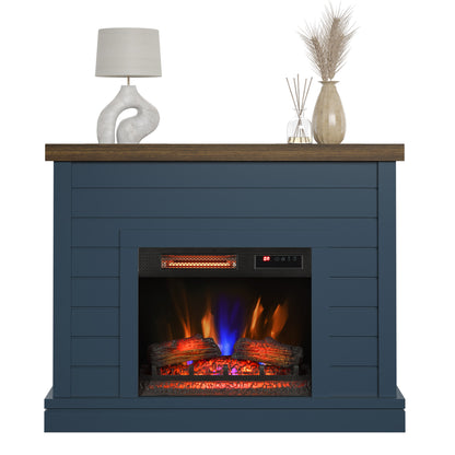 duraflame® Shiplap Wall Mantel Electric Fireplace
