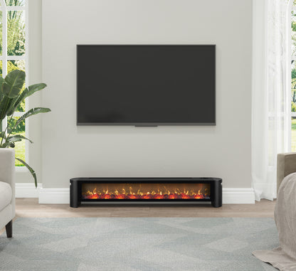 duraflame® Electric Fireplace Baseboard Heater, Black