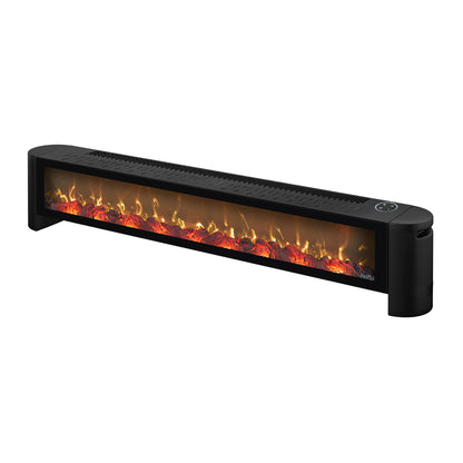 duraflame® Electric Fireplace Baseboard Heater, Black