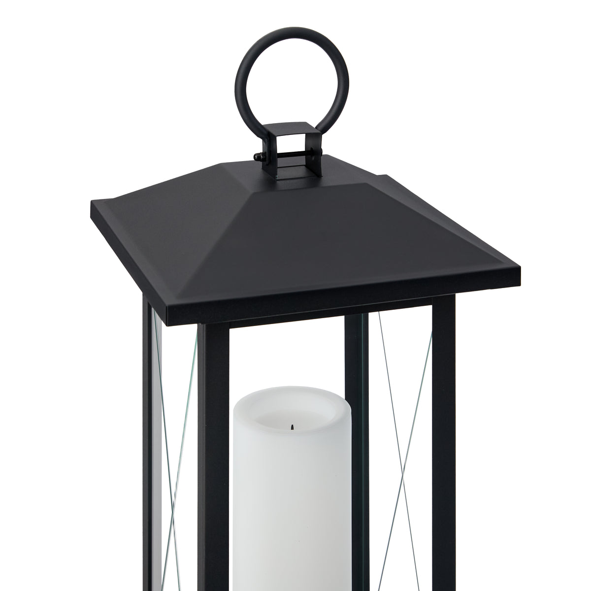 duraflame® 28" Electric Lantern Heater with Remote, Black