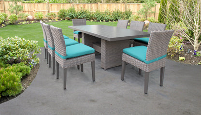 Florence 9-Piece Outdoor Dining Set with Cushions