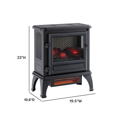 duraflame® Electric Fireplace Stove Heater with 3D Flame® Effect