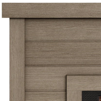 duraflame® Shiplap Wall Mantel Electric Fireplace
