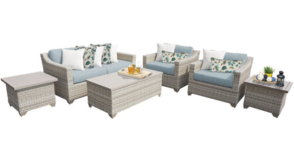 Fairmont 7-Piece Outdoor Wicker Patio Furniture Set