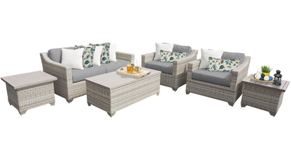 Fairmont 7-Piece Outdoor Wicker Patio Furniture Set