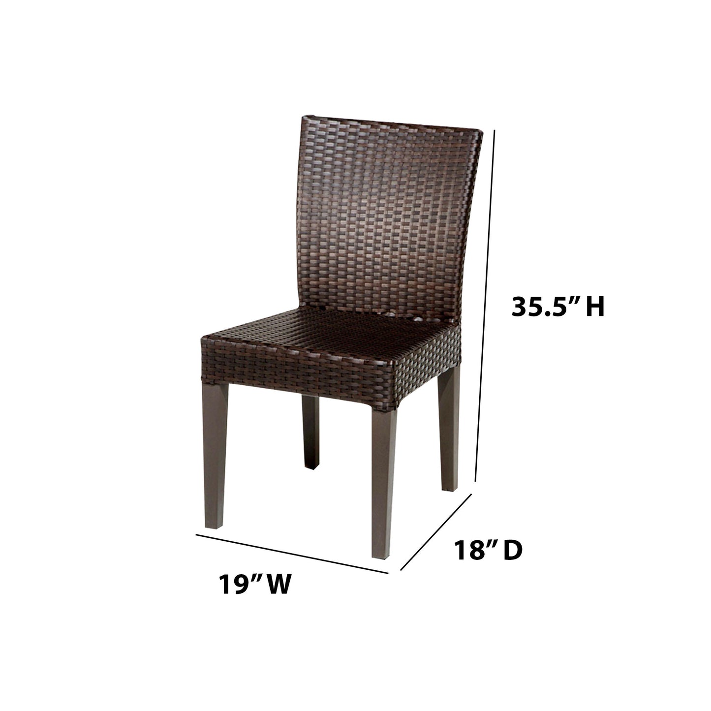 Napa 7 Piece Round Outdoor Patio Wicker Dining Set