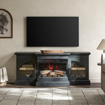 duraflame® 60" Smart Electric Fireplace TV Stand, Alexa Voice & App Control