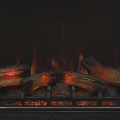 33” 3D Infrared Quartz Electric Fireplace Insert with Safer Plug® and Safer Sensor™