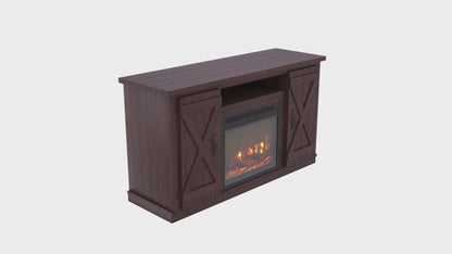 Cottonwood TV Stand for TVs up to 55" with Electric Fireplace