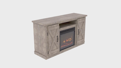 Cottonwood TV Stand for TVs up to 55" with Electric Fireplace