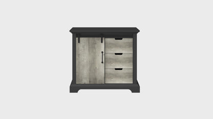 Accent Cabinet with Sliding Door and Drawers