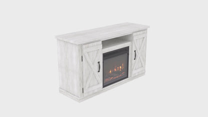 Cottonwood TV Stand for TVs up to 55" with Electric Fireplace