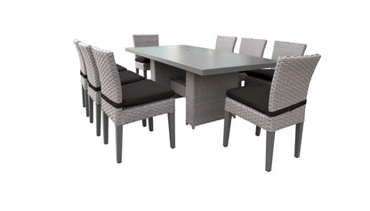 Florence 9-Piece Outdoor Dining Set with Cushions