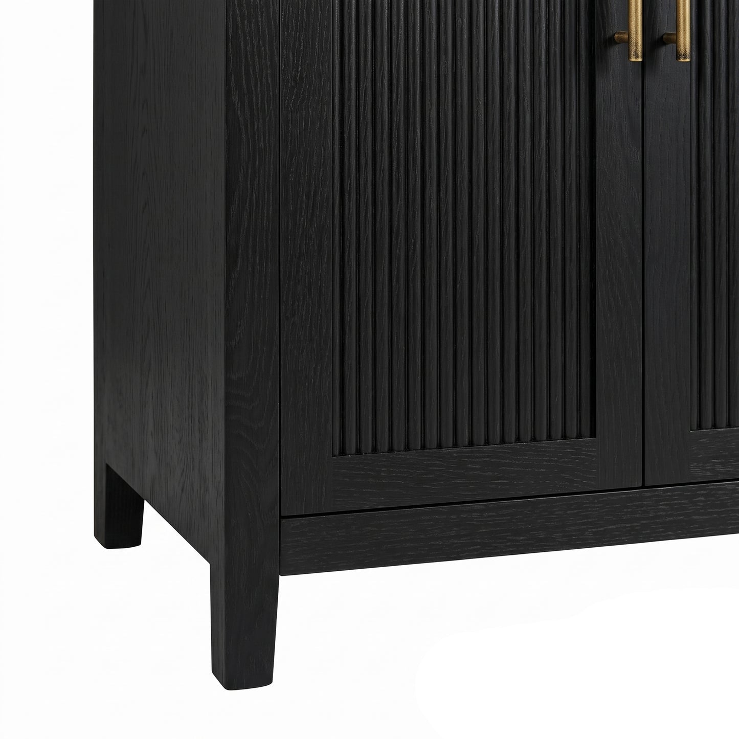 Sasha 80" Modern Reeded TV Stand with duraflame® Smart Electric Fireplace