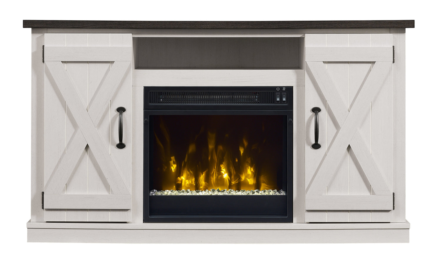 Cottonwood TV Stand for TVs up to 55" with Electric Fireplace