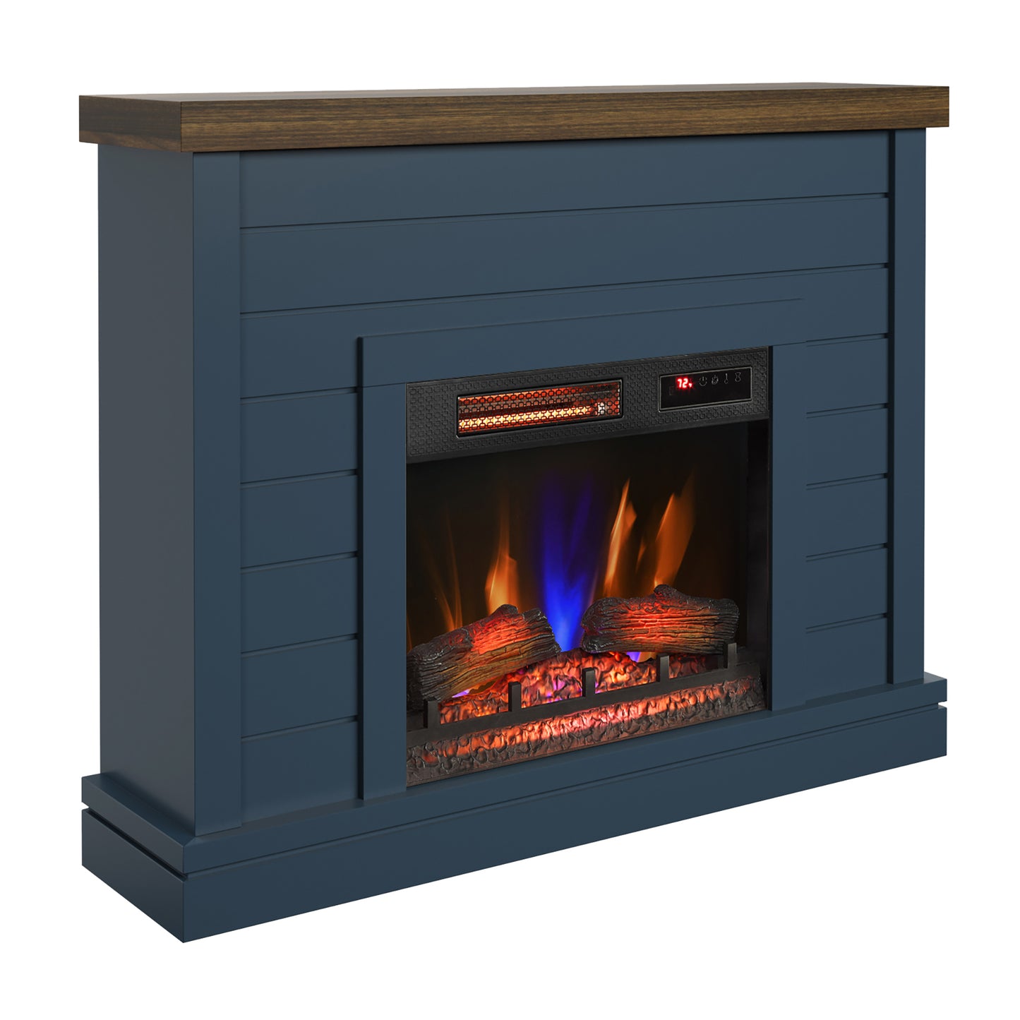 duraflame® Shiplap Wall Mantel Electric Fireplace