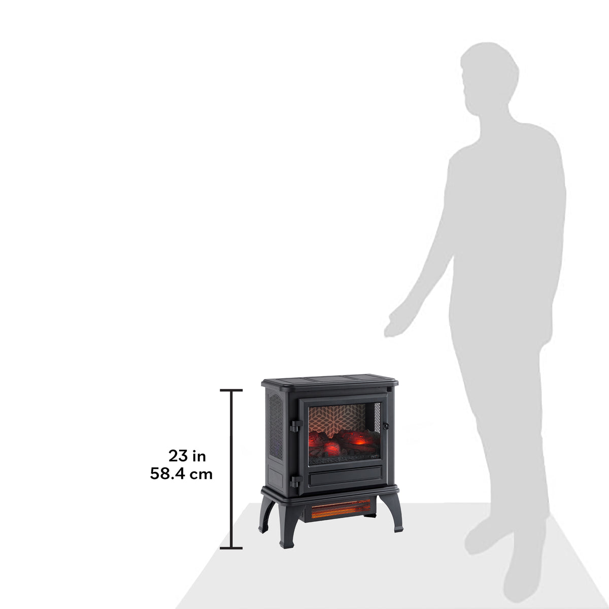 duraflame® Electric Fireplace Stove Heater with 3D Flame® Effect