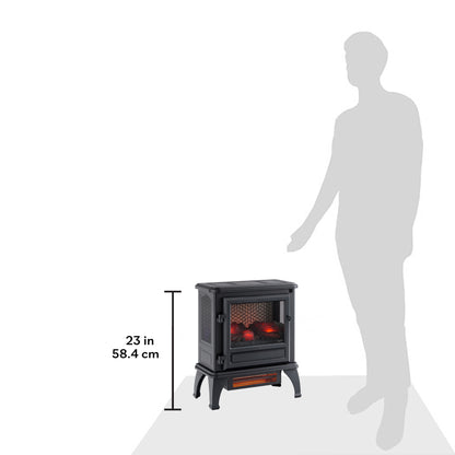 duraflame® Electric Fireplace Stove Heater with 3D Flame® Effect
