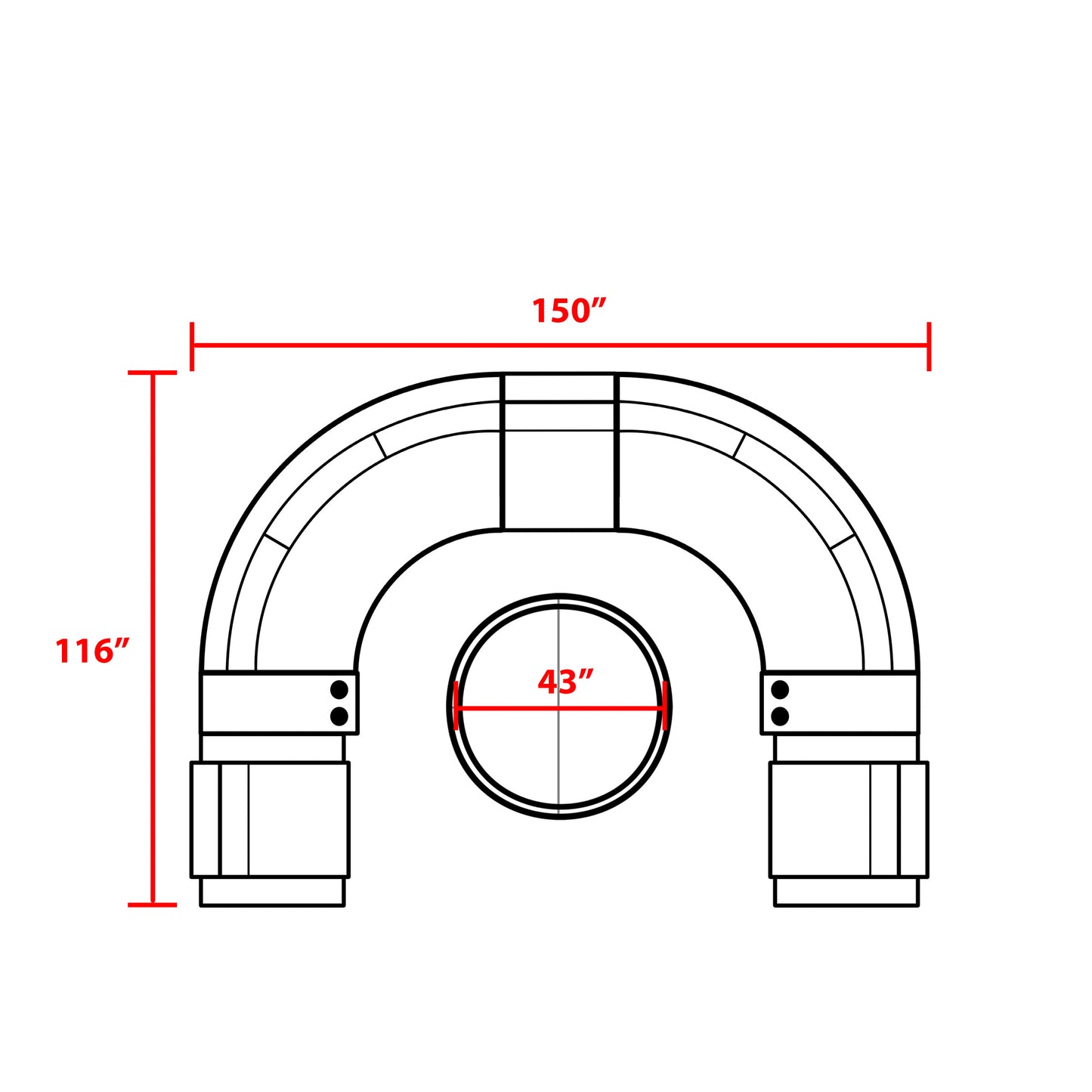 Fairmont 8-Piece Outdoor Wicker Patio Furniture Set with Aruba Cushions