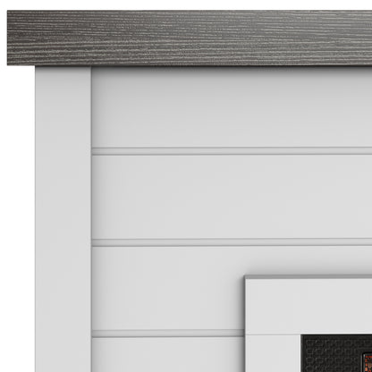 duraflame® Shiplap Wall Mantel Electric Fireplace