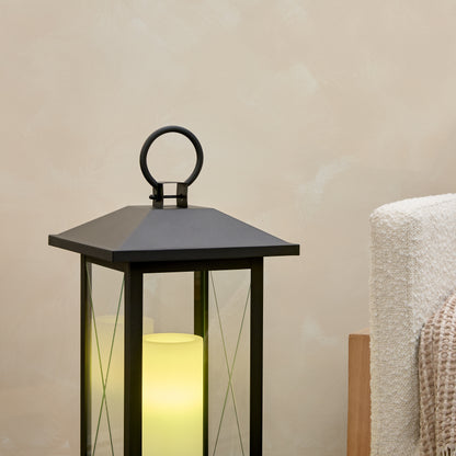 duraflame® 28" Electric Lantern Heater with Remote, Black