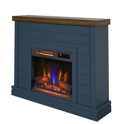 duraflame® Shiplap Wall Mantel Electric Fireplace