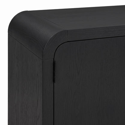 Chantelle 70” Modern Curved TV Stand with duraflame® Smart Electric Fireplace, Alexa Voice & App Control
