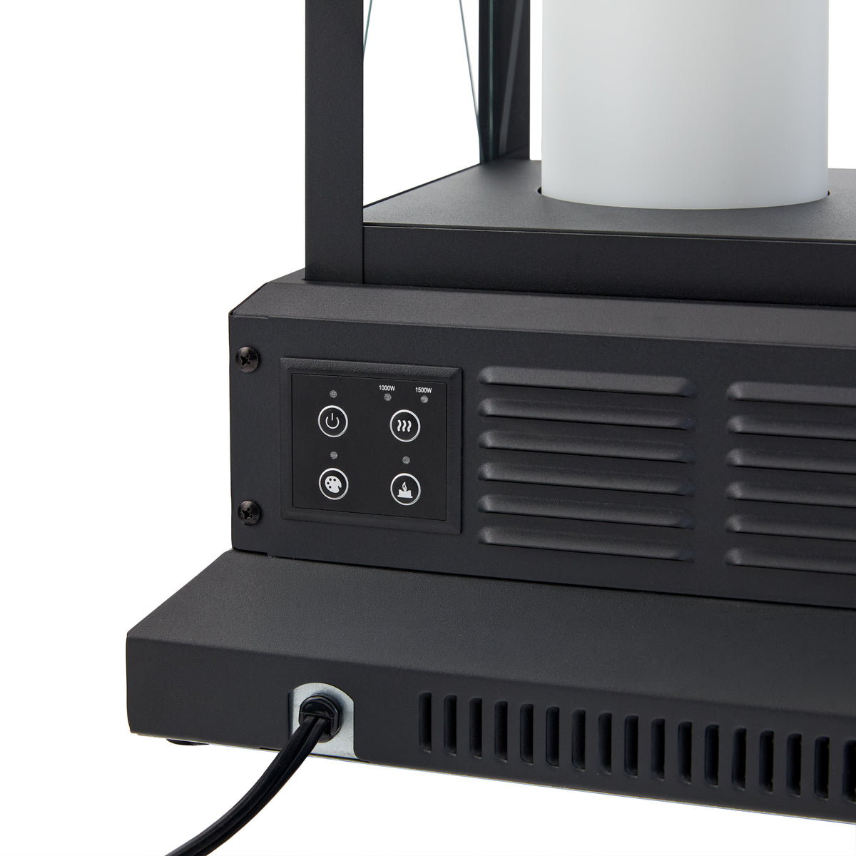 duraflame® 28" Electric Lantern Heater with Remote, Black