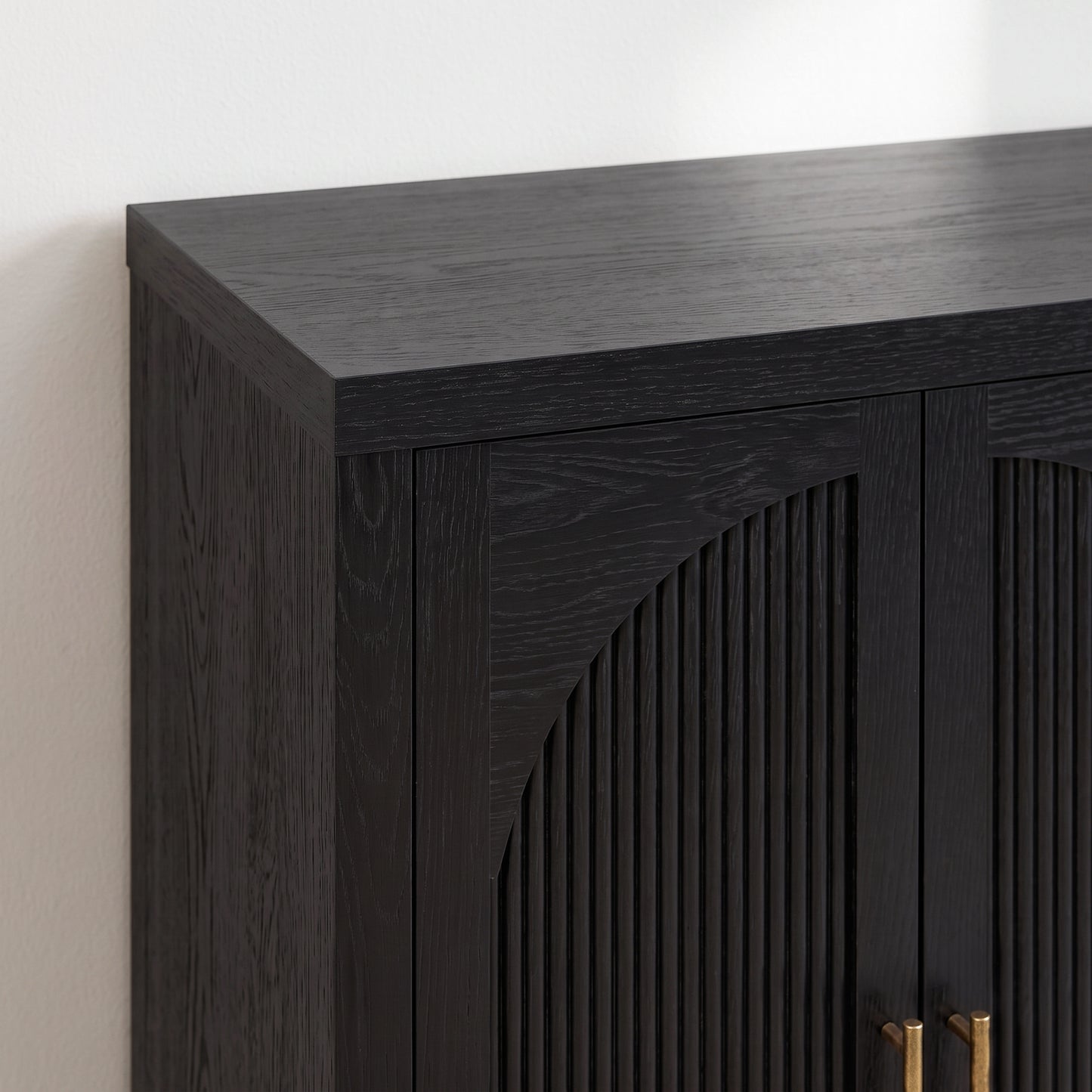 Sasha 80" Modern Reeded TV Stand with duraflame® Smart Electric Fireplace