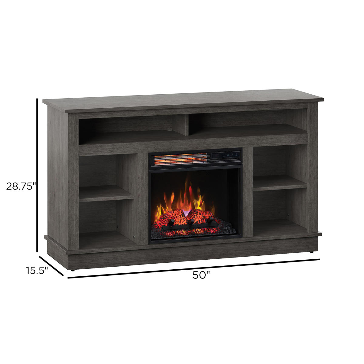 Douglas TV Stand with Electric Fireplace