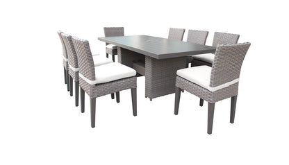 Florence 9-Piece Outdoor Dining Set with Cushions