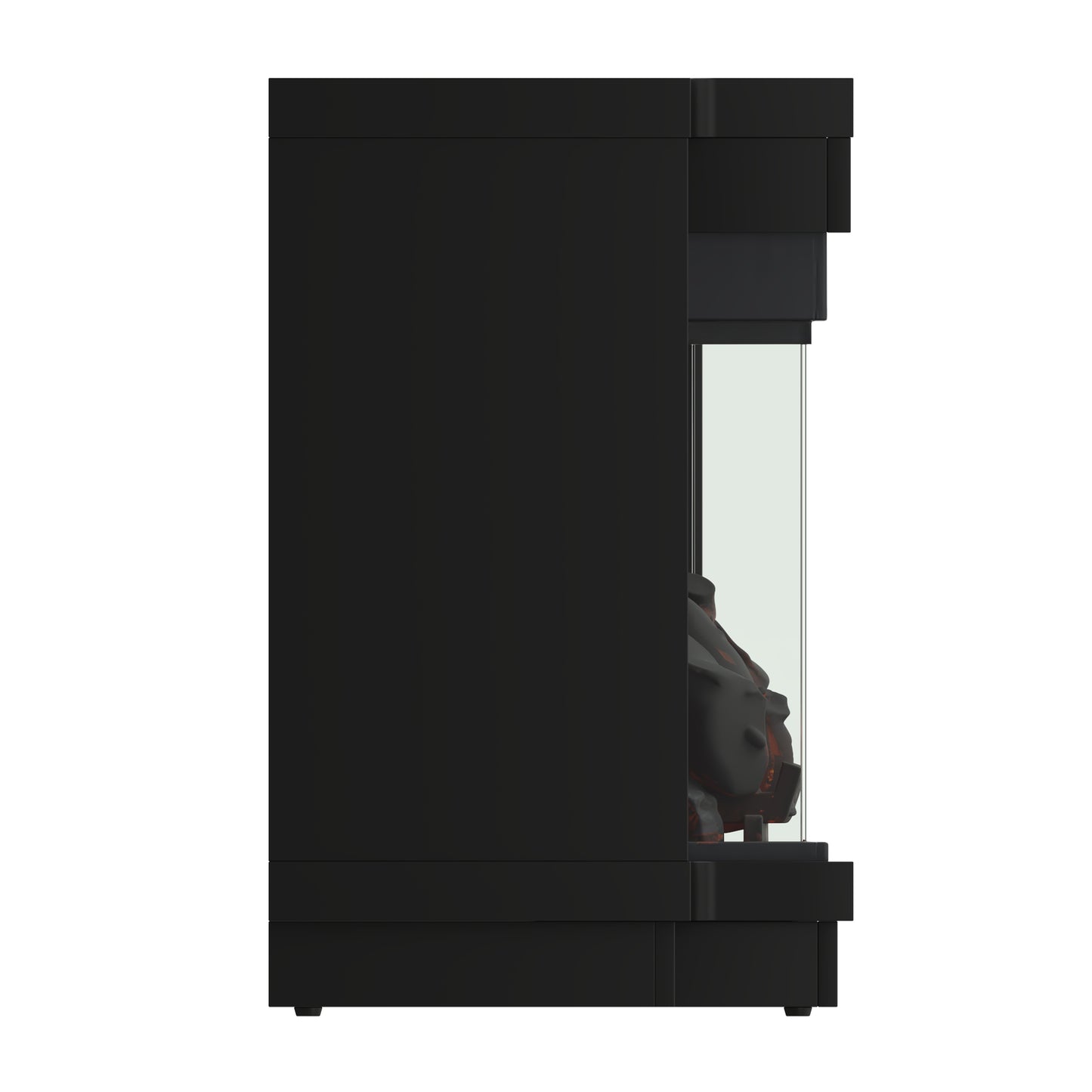 Cynthia 82" Electric Fireplace TV Stand with LED Accent Lighting