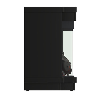 Cynthia 82" Electric Fireplace TV Stand with LED Accent Lighting