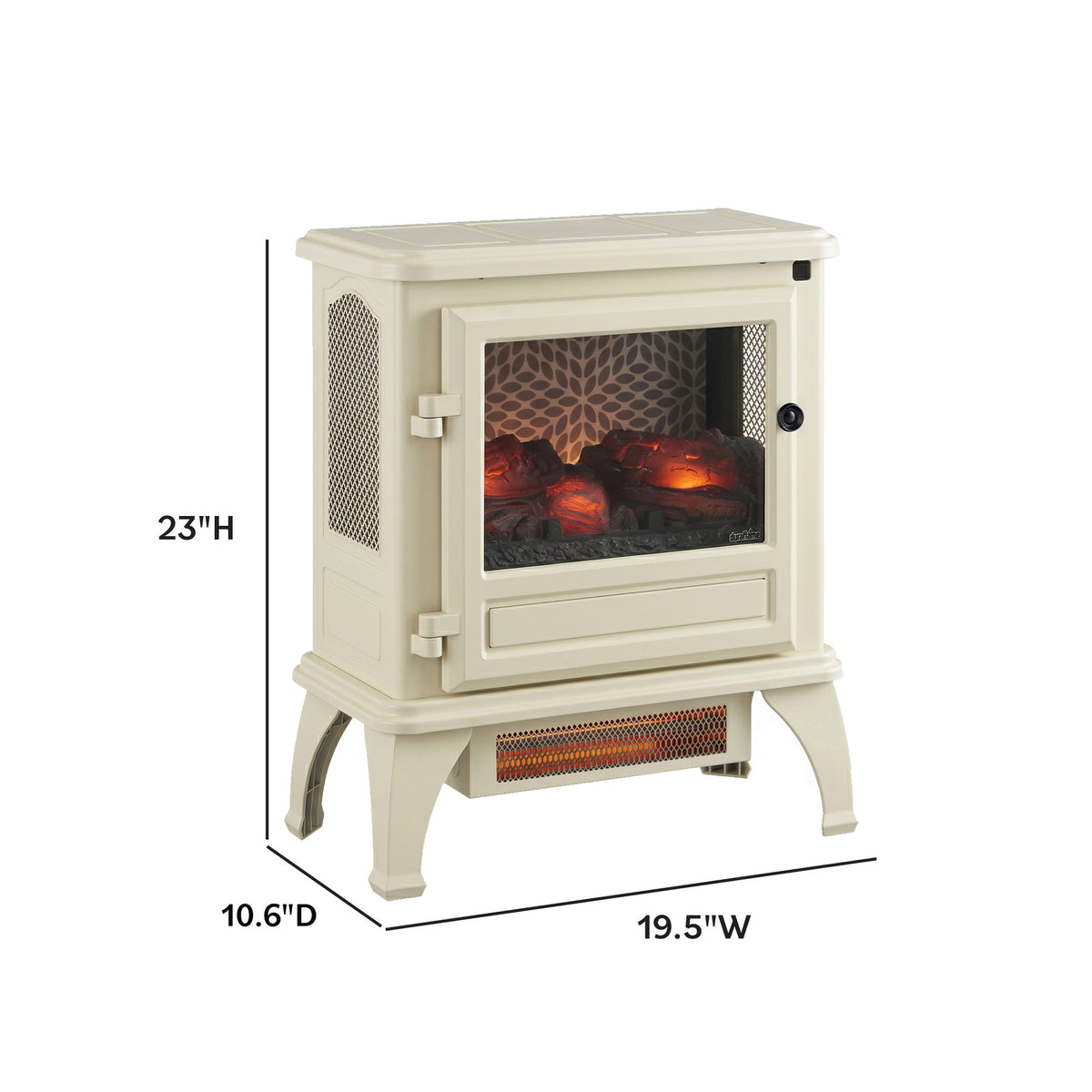 duraflame® Electric Fireplace Stove Heater with 3D Flame® Effect