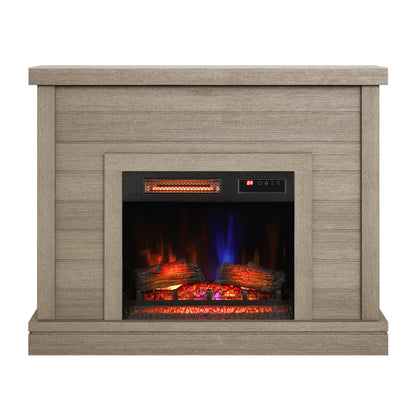 duraflame® Shiplap Wall Mantel Electric Fireplace