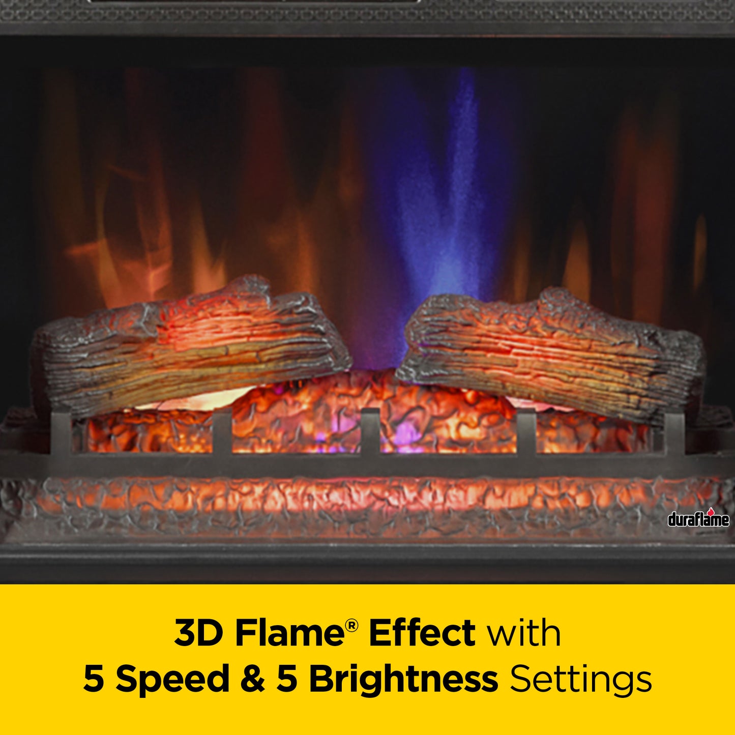 duraflame® Shiplap Wall Mantel Electric Fireplace